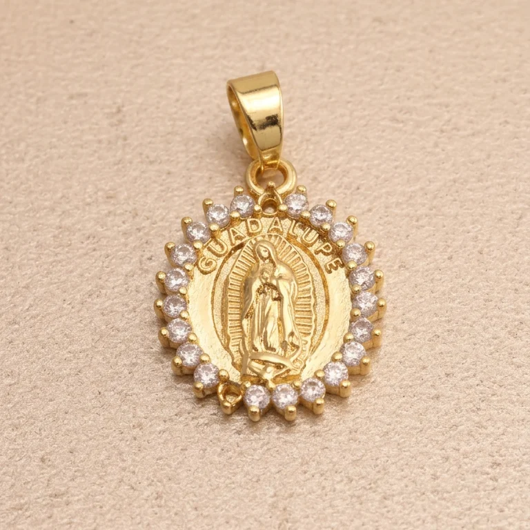 Dij. virgen guadalupe rodio 2cm - DRG493 - Foto 1